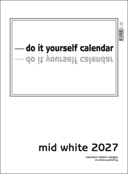 MID WHITE BLANKOKALENDER DIY BASTEL SELBSTGESTALTEN